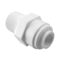 Фитинг прямой Ø1/4"х1/8" трубка- резьба MC0402 Фитинг прямой Ø1/4"х1/8" трубка- резьба MC0402