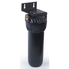 Фильтр магистральный для горячей воды 10"SL Ø1/2" чёрный, металлическое крепление 1Г ГЕЙЗЕР (1/4) Фильтр магистральный для горячей воды 10"SL Ø1/2" чёрный, металлическое крепление 1Г ГЕЙЗЕР (1/4)