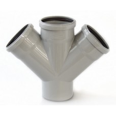 Крестовина внутр. канал. 1 плоск. Ø110х110х110*45° PRO AQUA COMFORT (10) Крестовина внутр. канал. 1 плоск. Ø110х110х110*45° PRO AQUA COMFORT (10)