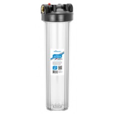 Корпус магистр. фильтра 20"BB Ø1" прозрачный, лат. встав. (без крепления) АКВАБРАЙТ