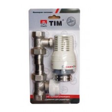 Термостатический комплект прямой Ø1/2" TIM, RVKD208.02 Термостатический комплект прямой Ø1/2" TIM, RVKD208.02