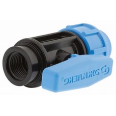 Кран шар. внутр.р. ПНД Ø20х1/2" ДЖИЛЕКС (10) Кран шар. внутр.р. ПНД Ø20х1/2" ДЖИЛЕКС (10)