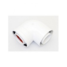 Отвод коаксиальный ARISTON 90 M/F d80/125 c прокладками и крепежом Отвод коаксиальный ARISTON 90 M/F d80/125 c прокладками и крепежом