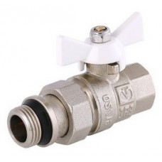 Кран шар. с полусгоном Ø3/4" внутр./нар. с доп.уплотнением белая ручка VALTEC Base Кран шар. с полусгоном Ø3/4" внутр./нар. с доп.уплотнением белая ручка VALTEC Base