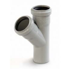 Тройник внутр. канал. Ø110х110*45° PRO AQUA COMFORT (15) Тройник внутр. канал. Ø110х110*45° PRO AQUA COMFORT (15)