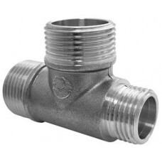 Тройник перех. нар.р. Ø3/4"х3/4"х1/2" никель VALFEX (70/10) Тройник перех. нар.р. Ø3/4"х3/4"х1/2" никель VALFEX (70/10)