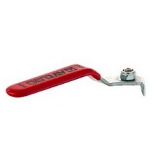 Ручка для крана Ø1/2"х3/4" стальная красная VALTEC Base