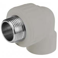 Уголок комб. нар.р. PP-R Ø32х1" VALFEX Серый (10/40) Уголок комб. нар.р. PP-R Ø32х1" VALFEX Серый (10/40)