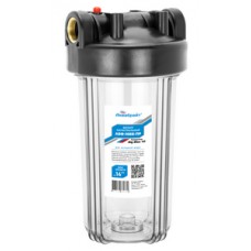 Корпус магистр. фильтра 10"BB Ø1" прозрачный, лат. встав.(без крепления) АКВАБРАЙТ