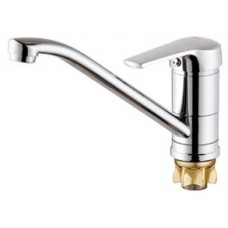 Смеситель для кухни лат. на гайке длин.излив картридж Ø40 G-LAUF LWZ4-A182/LUX-5182 (1/10)