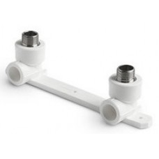 Настенный комплект нар.р. PP-R Ø20х1/2" VALFEX Белый (5/20) Настенный комплект нар.р. PP-R Ø20х1/2" VALFEX Белый (5/20)