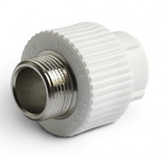 Муфта комб. нар.р. PP-R Ø25х1/2" PRO AQUA Белый (10/150) Муфта комб. нар.р. PP-R Ø25х1/2" PRO AQUA Белый (10/150)