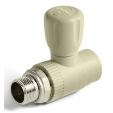 Кран шаровой с полусгоном PP-R прямой Ø25х3/4" PRO AQUA Серый (45) Кран шаровой с полусгоном PP-R прямой Ø25х3/4" PRO AQUA Серый (45)