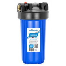 Корпус магистральный фильтра 10"BB Ø1" синий, латунные вставки (без крепления) АКВАБРАЙТ