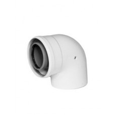 Отвод коаксиальный ARISTON 90° M/F d80/125 конд. Отвод коаксиальный ARISTON 90° M/F d80/125 конд.