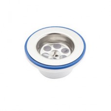 Выпуск пластик. с нерж. решеткой Ø1¼" А-3204-2 ОРИО (75)