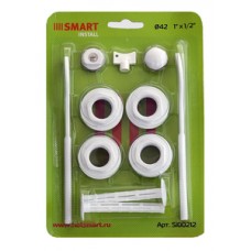 Монтажный комплект Ø1/2" с 2 кронштейнами SMART