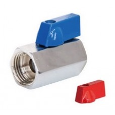 Кран шар. мини Ø1/2" внутр./внутр. TIM (200) Кран шар. мини Ø1/2" внутр./внутр. TIM (200)