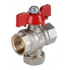 Кран шар. с фильтром Ø1/2" внутр./внутр. бабочка ENOLGAS Кран шар. с фильтром Ø1/2" внутр./внутр. бабочка ENOLGAS