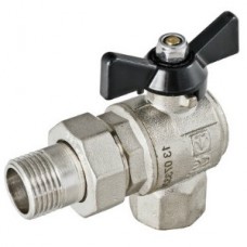 Кран шар. угл. с полусгоном Ø3/4" внутр./нар. VALTEC Perfect (6/24) Кран шар. угл. с полусгоном Ø3/4" внутр./нар. VALTEC Perfect (6/24)