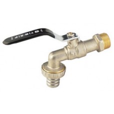 Кран шар. водоразборный Ø1/2" нар.р. ручка TIM (52) Кран шар. водоразборный Ø1/2" нар.р. ручка TIM (52)