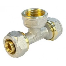 Тройник цанга/внутр.р. Ø16х1/2" VALFEX (160/10) Тройник цанга/внутр.р. Ø16х1/2" VALFEX (160/10)