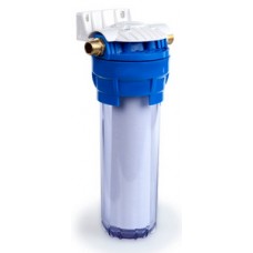 Корпус магистрального фильтра 10"SL Ø1/2" прозрачный, пластиковое крепление ГЕЙЗЕР (1/8) Корпус магистрального фильтра 10"SL Ø1/2" прозрачный, пластиковое крепление ГЕЙЗЕР (1/8)