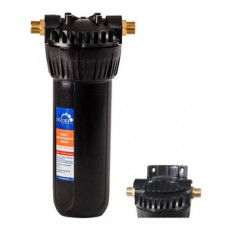 Корпус магистрального фильтра для горячей воды 10"SL Ø1/2" чёрный, пластиковое крепление ГЕЙЗЕР АКЦИЯ Корпус магистрального фильтра для горячей воды 10"SL Ø1/2" чёрный, пластиковое крепление ГЕЙЗЕР АКЦИЯ