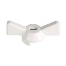 Ручка для крана Ø1/2"х3/4" белая VALTEC