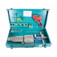 Сварочный аппарат плоский для PP-R труб Ø20-63мм 1500Вт (850+650) CANDAN CM-01-SET WV (5/1)