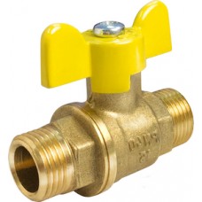 Кран шар. газовый Ø3/4" нар./нар.бабочка VALFEX (18/72) Кран шар. газовый Ø3/4" нар./нар.бабочка VALFEX (18/72)