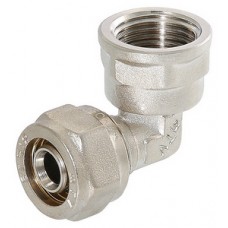 Уголок цанга внутренняя резьба Ø20х1/2" VALTEC (10/80) Уголок цанга внутренняя резьба Ø20х1/2" VALTEC (10/80)