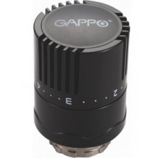 Термоcтатичеcкая головка жидкоcтная 6-28°C черная GAPPO (10/80) Термоcтатичеcкая головка жидкоcтная 6-28°C черная GAPPO (10/80)