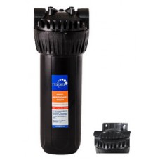 Корпус магистрального фильтра для горячей воды 10"SL Ø3/4" чёрный, пластиковое крепление ГЕЙЗЕР (1/8) Корпус магистрального фильтра для горячей воды 10"SL Ø3/4" чёрный, пластиковое крепление ГЕЙЗЕР (1/8)