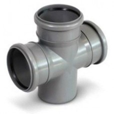 Крестовина внутр. канал. 1 плоск. Ø50х50х50*90° ПОЛИТЭК (40)