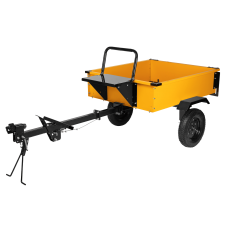 Прицеп для мотоблока DENZEL TT-500, оцинк., груз. 500 кг, рег. сцепка, колеса 4.00-10, в упаковке