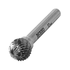 Борфреза по металлу DENZEL твердосплавная, шарообразная, тип-D, 12 мм Борфреза по металлу DENZEL твердосплавная, шарообразная, тип-D, 12 мм