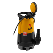 Дренажный насос DENZEL DP600S для чистой и грязной воды, 600 Вт, напор 7 м, 13000 л/ч Дренажный насос DENZEL DP600S для чистой и грязной воды, 600 Вт, напор 7 м, 13000 л/ч