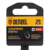Отвертка DENZEL PH0х100 мм, CrV, трехкомпонентная рукоятка Отвертка DENZEL PH0х100 мм, CrV, трехкомпонентная рукоятка