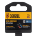 Отвертка DENZEL SL5x75 мм, CrV, трехкомпонентная рукоятка Отвертка DENZEL SL5x75 мм, CrV, трехкомпонентная рукоятка