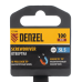 Отвертка DENZEL SL5x100 мм, CrV, трехкомпонентная рукоятка Отвертка DENZEL SL5x100 мм, CrV, трехкомпонентная рукоятка