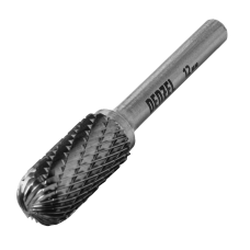 Борфреза по металлу DENZEL твердосплавная, цилиндрическая закругленная, тип-С, 12 мм Борфреза по металлу DENZEL твердосплавная, цилиндрическая закругленная, тип-С, 12 мм