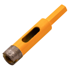 Сверло алмазное по керамограниту DENZEL 72676, 14 мм, мокрая резка, трехгранный хвостовик Сверло алмазное по керамограниту DENZEL 72676, 14 мм, мокрая резка, трехгранный хвостовик