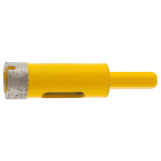 Сверло алмазное по керамограниту DENZEL, 18 мм, мокрая резка, трехгранный хвостовик Сверло алмазное по керамограниту DENZEL, 18 мм, мокрая резка, трехгранный хвостовик