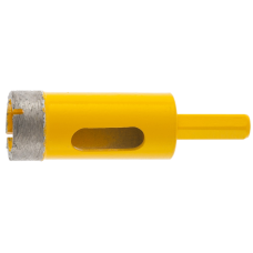 Сверло алмазное по керамограниту DENZEL, 22 мм, мокрая резка, трехгранный хвостовик Сверло алмазное по керамограниту DENZEL, 22 мм, мокрая резка, трехгранный хвостовик