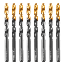 Сверло по металлу DENZEL 9 мм, HSS-Tin, Golden Tip, 8 шт. Сверло по металлу DENZEL 9 мм, HSS-Tin, Golden Tip, 8 шт.
