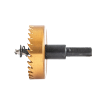 Коронка по металлу DENZEL 724116, 50 мм, HSS, нитридтитановое покрытие Коронка по металлу DENZEL 724116, 50 мм, HSS, нитридтитановое покрытие