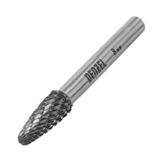 Борфреза по металлу DENZEL твердосплавная, параболическая, тип-F, 8 мм Борфреза по металлу DENZEL твердосплавная, параболическая, тип-F, 8 мм