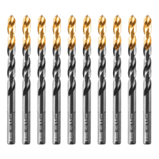 Сверло по металлу DENZEL 6,5 мм, HSS-Tin, Golden Tip, 10 шт. Сверло по металлу DENZEL 6,5 мм, HSS-Tin, Golden Tip, 10 шт.