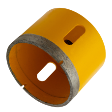 Сверло алмазное по керамограниту DENZEL 72695, 75 мм, М14, мокрая резка Сверло алмазное по керамограниту DENZEL 72695, 75 мм, М14, мокрая резка